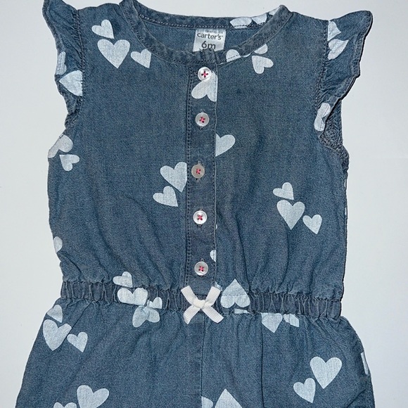 🛍 PRETTY LITTLE GIRLS ROMPER SIZE 3 MONTHS 🛍 - Picture 2 of 6